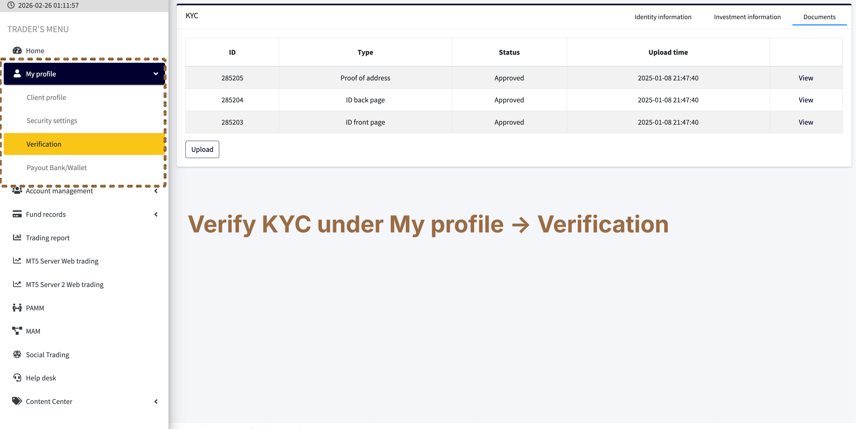 GTC setup step 1 screenshot continued